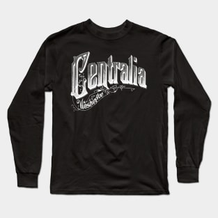 Vintage Centralia, WA Long Sleeve T-Shirt